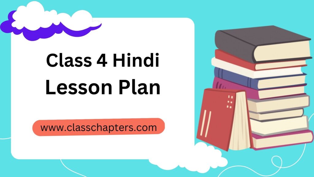 class 4 Hindi lesson plans