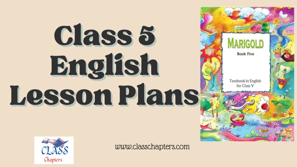 class 5 english lesson plans
