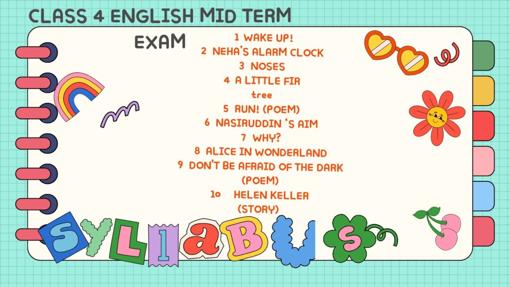 DOE Mid Term Exam Syllabus