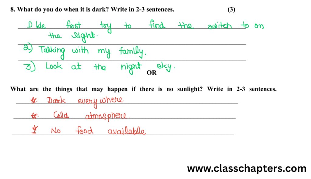 Class 4 English Mid Term