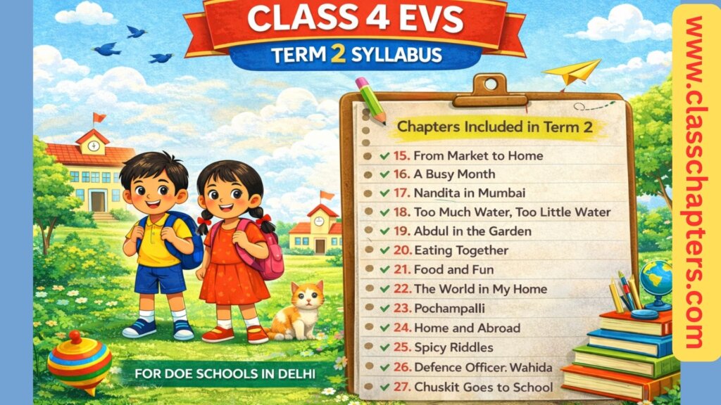 Class 4 EVS Term 2 Syllabus