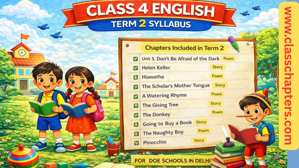 Class 4 English Term 2 Syllabus