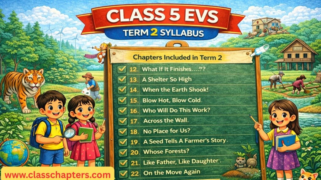Class 5 EVS Term 2 Syllabus